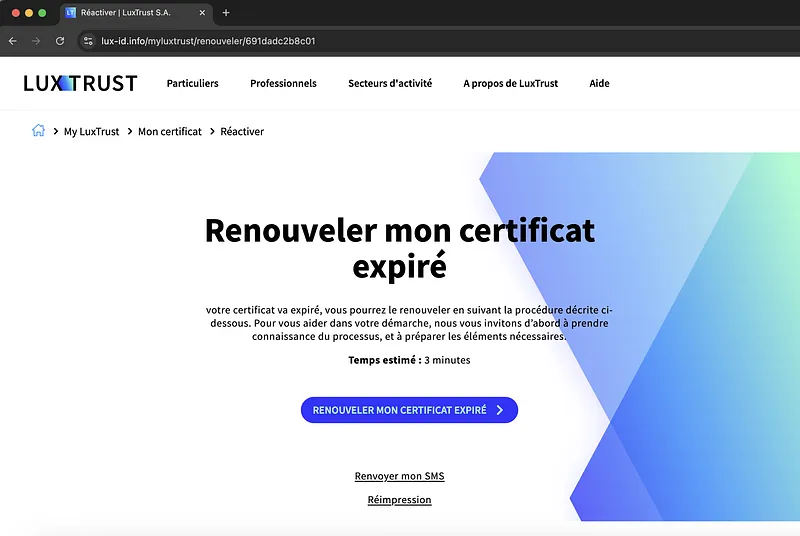 Lustrust Fake Phishing Website Screenshot